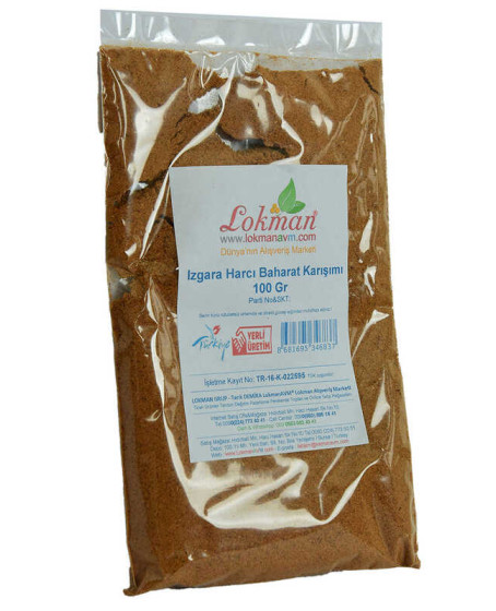 Izgara Harcı Baharat Karışımı 100 Gr Paket