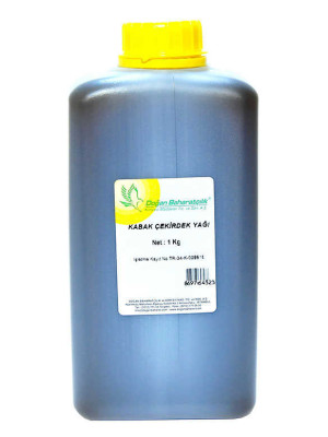 Kabak Çekirdeği Yağı Pet Bidon 1000 Gr