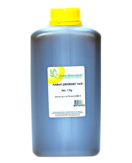 Kabak Çekirdeği Yağı Pet Bidon 1000 Gr