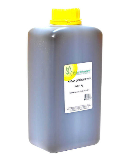 Kabak Çekirdeği Yağı Pet Bidon 1000 Gr