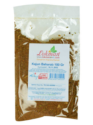 Kajun Baharatı 100 Gr Paket