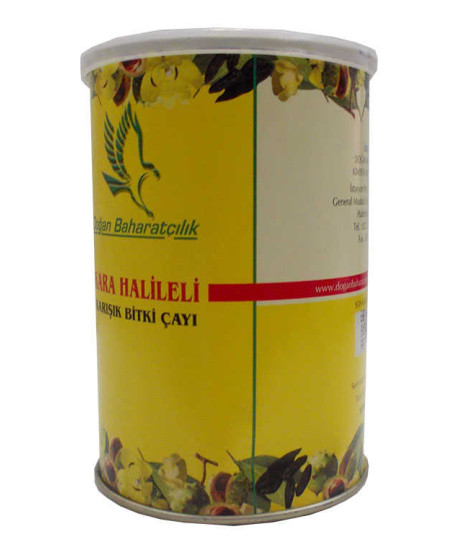 Kara Halileli Karışık Bitkisel Çay 100Gr Teneke Kutu