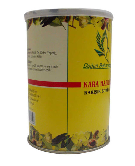 Kara Halileli Karışık Bitkisel Çay 100Gr Teneke Kutu