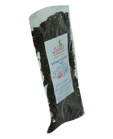 Karabiber Doğal Tane Saf 100 Gr Paket