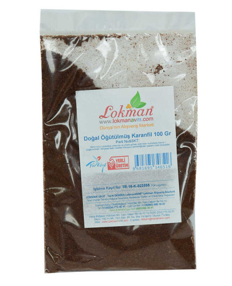Karanfil Doğal Öğütülmüş 100 Gr Paket