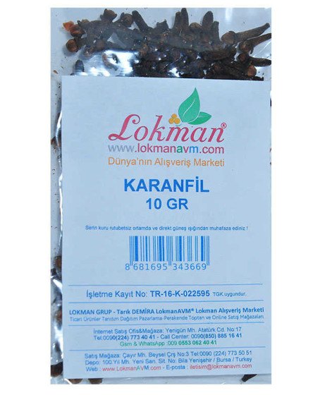 Karanfil Doğal Tane 10 Gr Paket
