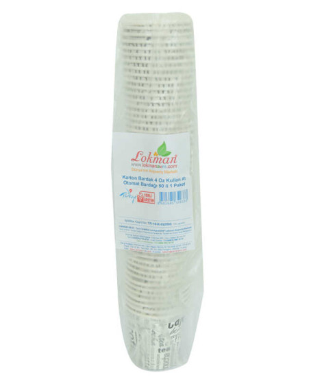 Karton Bardak 4 Oz Kullan At Çay Kahve Sıcak Kağıt Otomat Bardağı 50 li 1 Paket Karton Bardak 4 Oz Kullan At Çay Kahve Sıcak Kağıt Otomat Bardağı 50 li 1 Paket