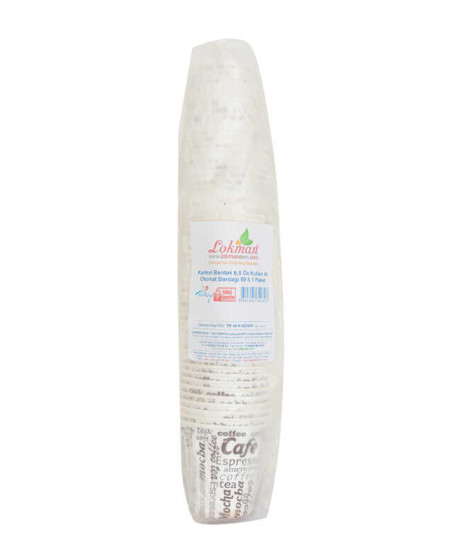 Karton Bardak 6.5 Oz Kullan At Çay Kahve Sıcak Kağıt Otomat Bardağı 50 li 1 Paket Karton Bardak 6.5 Oz Kullan At Çay Kahve Sıcak Kağıt Otomat Bardağı 50 li 1 Paket