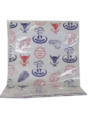 Kasap Plast Lamineli Kasap Kağıdı Desenli Düz Tabaka 35X50 Cm 1000 Gr 1 Paket
