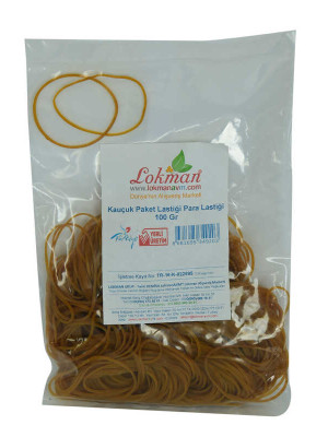 Kauçuk Paket Lastiği Para Lastiği 100 Gr Paket