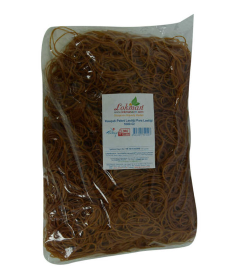 Kauçuk Paket Lastiği Para Lastiği 1000 Gr Paket Kauçuk Paket Lastiği Para Lastiği 1000 Gr Paket