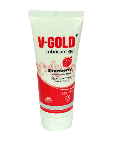 Kayganlaştırıcı Jel Çilekli Su Bazlı 100 ML Strawberry Lubricant Gel
