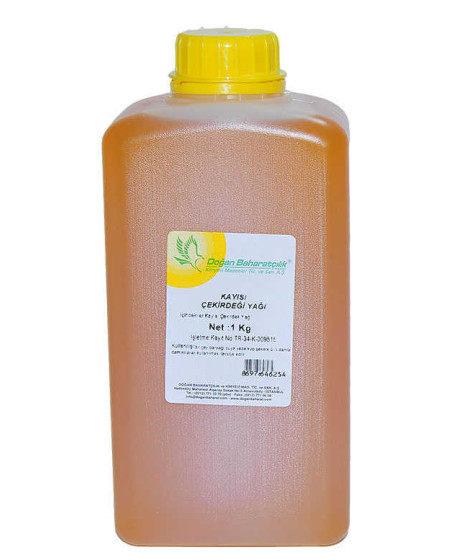Kayısı Çekirdeği Yağı Pet Bidon 1000 Gr