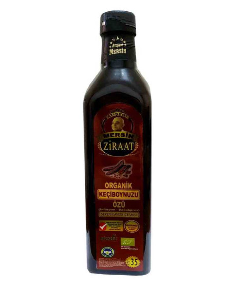 Keçiboynuzu Özü Harnup Özü Organik Cam Şişe 700 Gr
