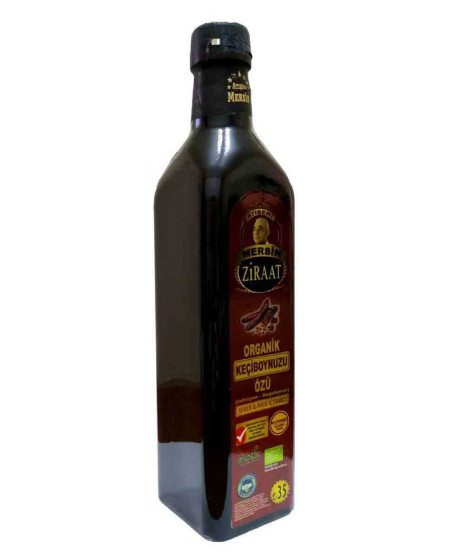 Keçiboynuzu Özü Harnup Özü Organik Cam Şişe 700 Gr
