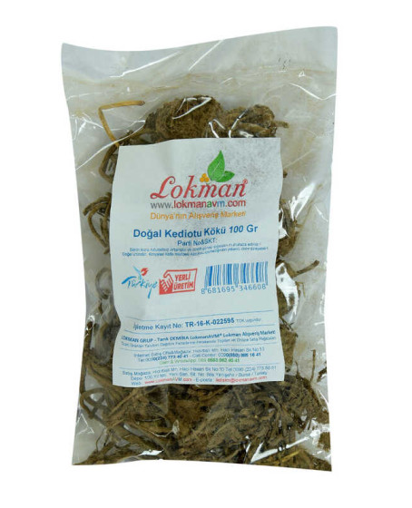 Kediotu Kökü Doğal 100 Gr Paket