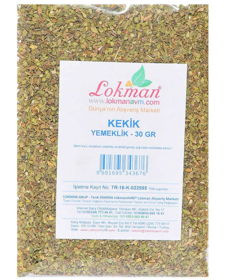 Kekik 30 Gr Paket