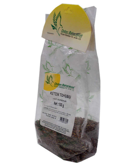 Keten Tohumu Tane Doğal 100 Gr Paket