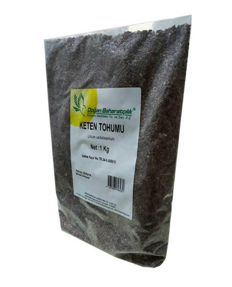Keten Tohumu Tane Doğal 1000 Gr Paket