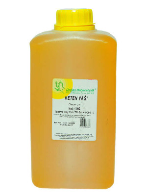 Keten Yağı Pet Bidon 1000 Gr