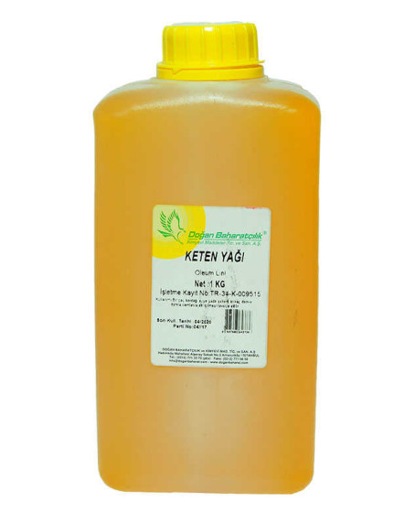 Keten Yağı Pet Bidon 1000 Gr