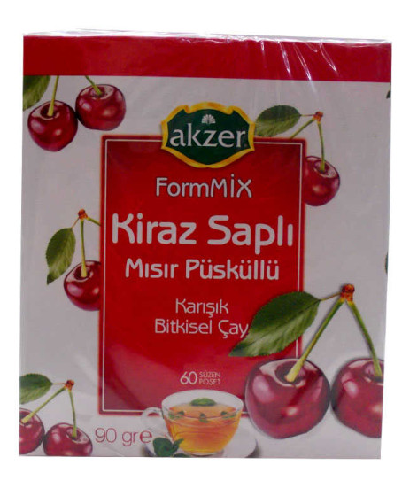 Kiraz Saplı Mısır Püsküllü Bitkisel Çay 60 Süzen Poşet