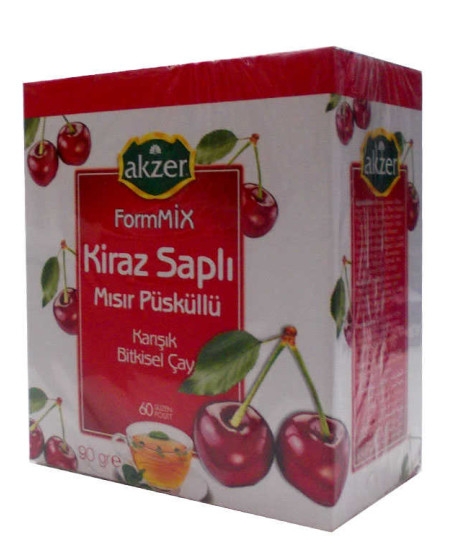 Kiraz Saplı Mısır Püsküllü Bitkisel Çay 60 Süzen Poşet