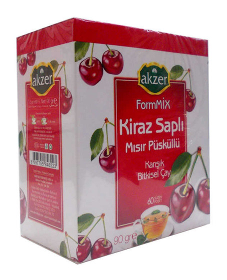 Kiraz Saplı Mısır Püsküllü Bitkisel Çay 60 Süzen Poşet