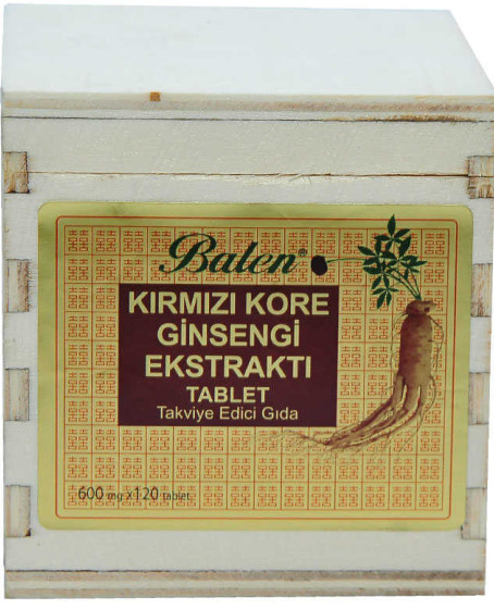 Kırmızı Kore Ginsengi Ekstraktı 120 Tablet