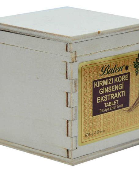 Kırmızı Kore Ginsengi Ekstraktı 120 Tablet