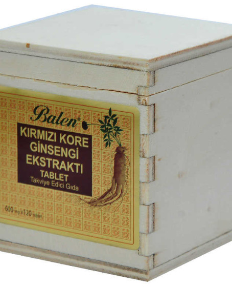 Kırmızı Kore Ginsengi Ekstraktı 120 Tablet
