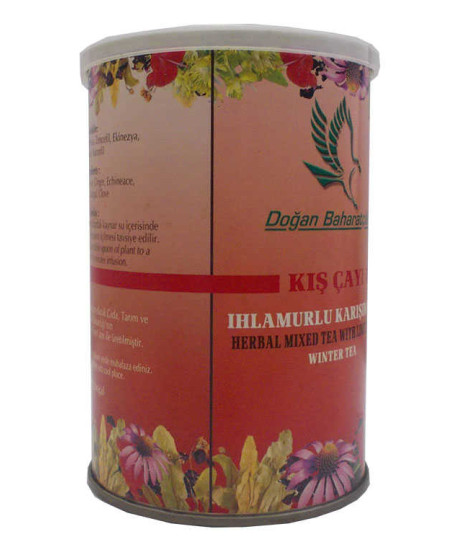 Kış Çayı Ihlamurlu 100 Gr Teneke Kutu