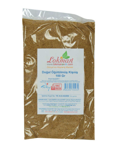 Kişniş Doğal Öğütülmüş 100 Gr Paket