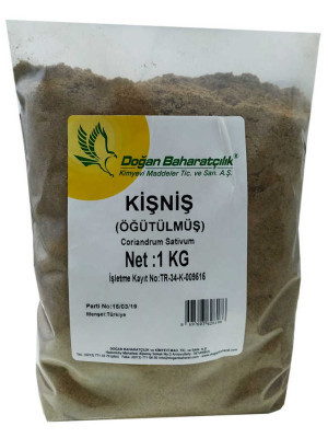 Kişniş Doğal Öğütülmüş 1000 Gr Paket