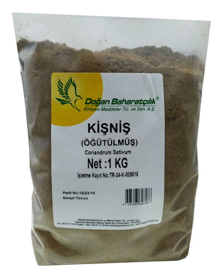 Kişniş Doğal Öğütülmüş 1000 Gr Paket