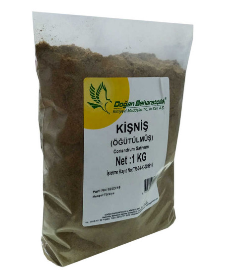 Kişniş Doğal Öğütülmüş 1000 Gr Paket