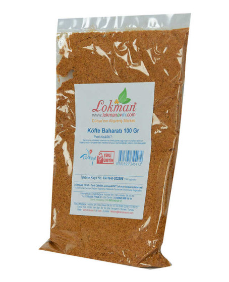 Köfte Baharatı Saf Baharat Karışımı 100 Gr Paket