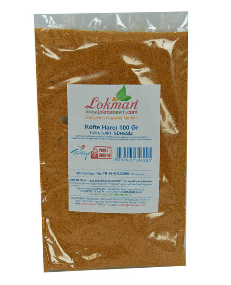 Köfte Harcı Baharat Karışımı 100 Gr Paket