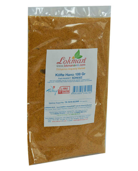 Köfte Harcı Baharat Karışımı 100 Gr Paket