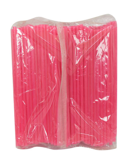 Körüksüz Pipet Ayran Kola Meşrubat Pipeti 19 Cm Kırmızı 150 Adet Paket