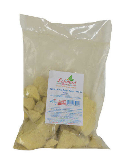 Kükürt Külçe Parça Kalıp 1000 Gr Paket