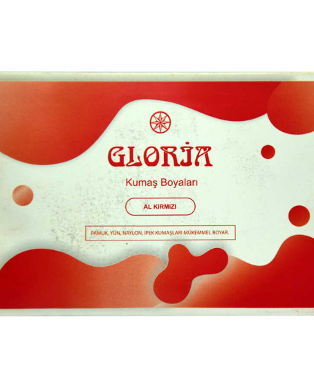 Kumaş Boyası Al Kırmızı 10 Gr Paket