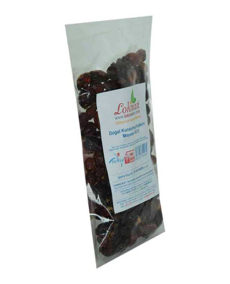 Kuşburnu Doğal Kurutulmuş 100 Gr Paket