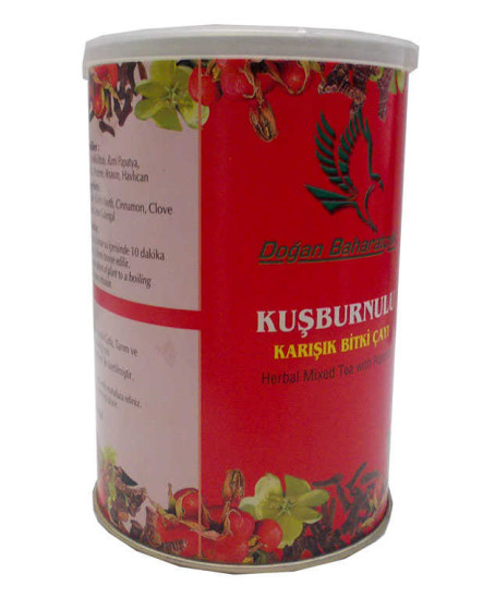 Kuşburnulu Karışık Bitkisel Çay 100 Gr Teneke Kutu