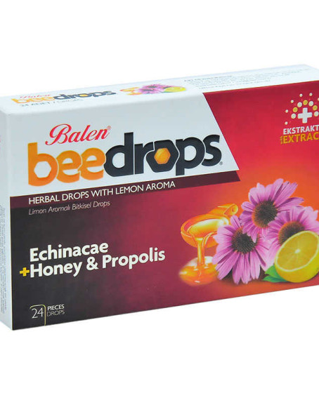 Limon Aromalı Bitkisel Drops 24Adet