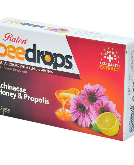Limon Aromalı Bitkisel Drops 24Adet