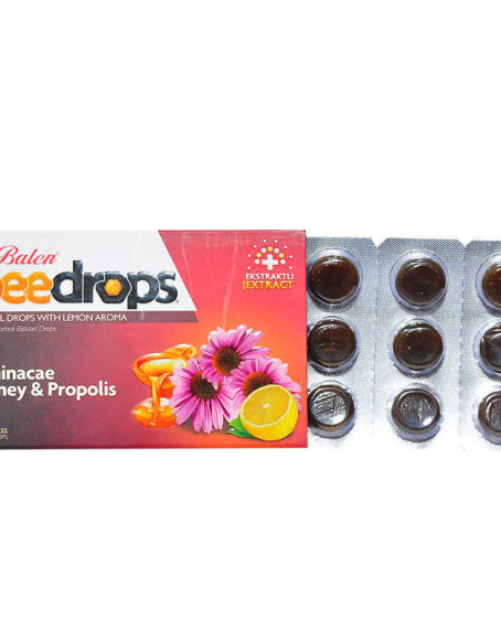 Limon Aromalı Bitkisel Drops 24Adet