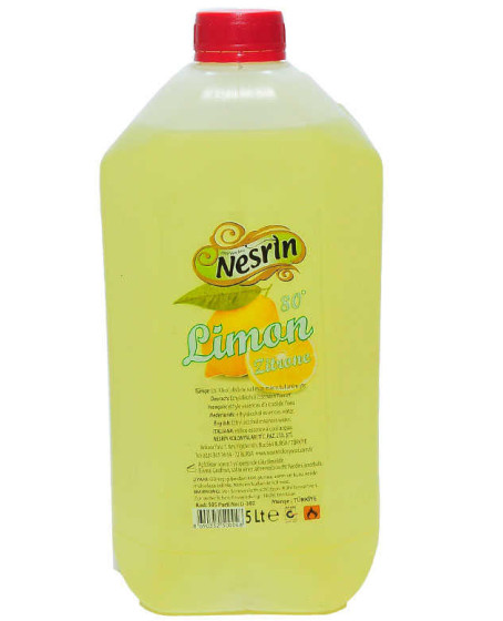 Limon Kolonyası 80 Derece Pet Bidon 5 Lt