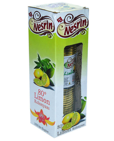 Limon Kolonyası Kutulu 80 Derece Pet Şişe 400 ML