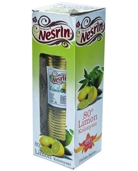 Limon Kolonyası Kutulu 80 Derece Pet Şişe 400 ML